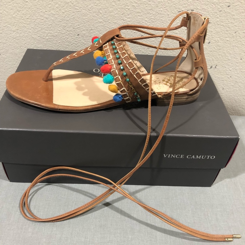 Vince Camuto Lace up sandals.